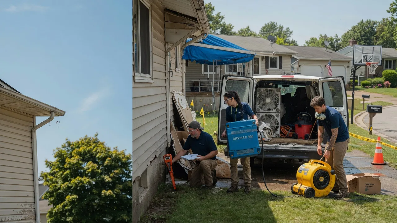 Ceiling Leak Cleanup in Leavittsburg, OH near me