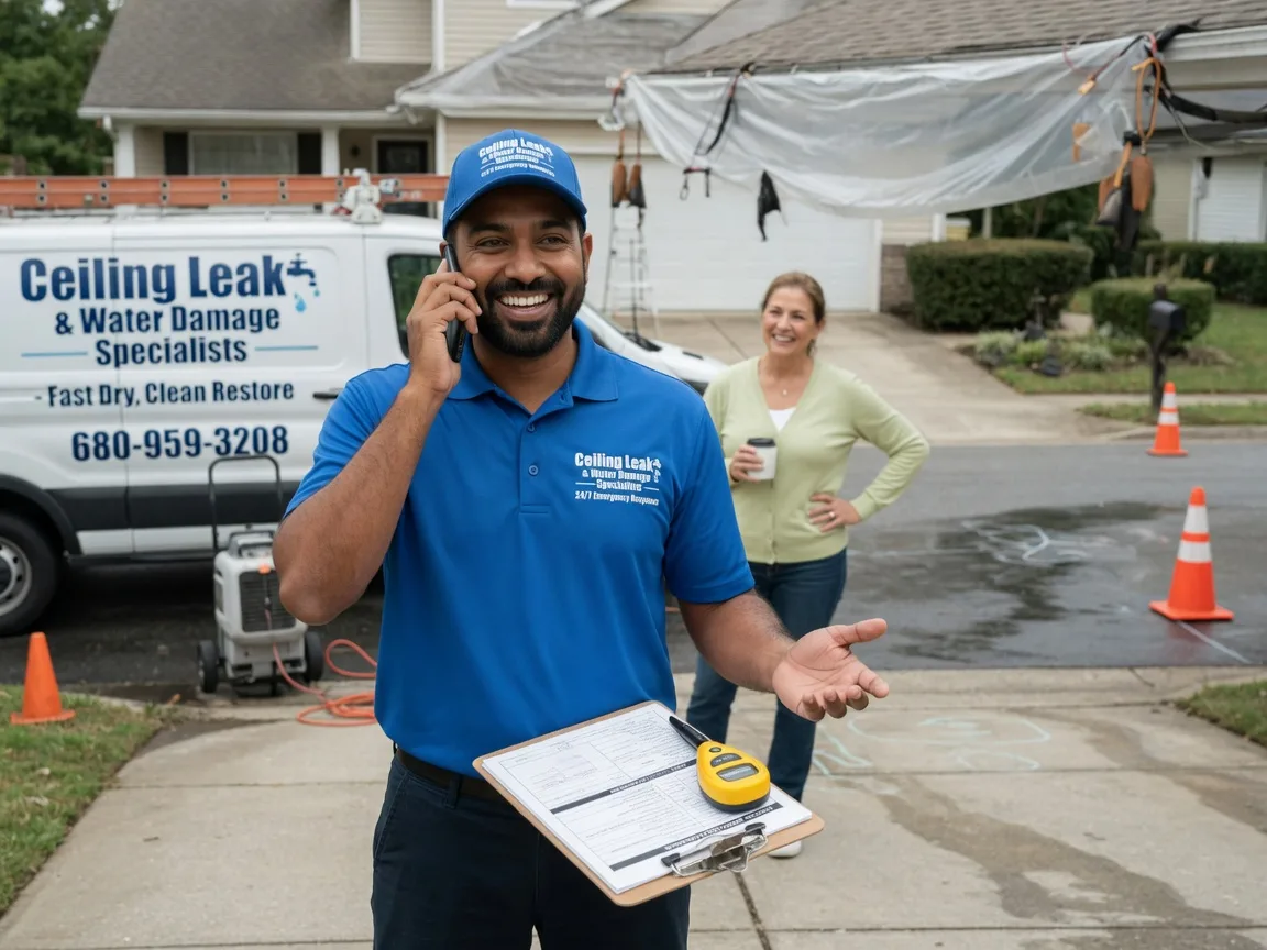 Ceiling Leak Cleanup Leavittsburg, OH FAQs